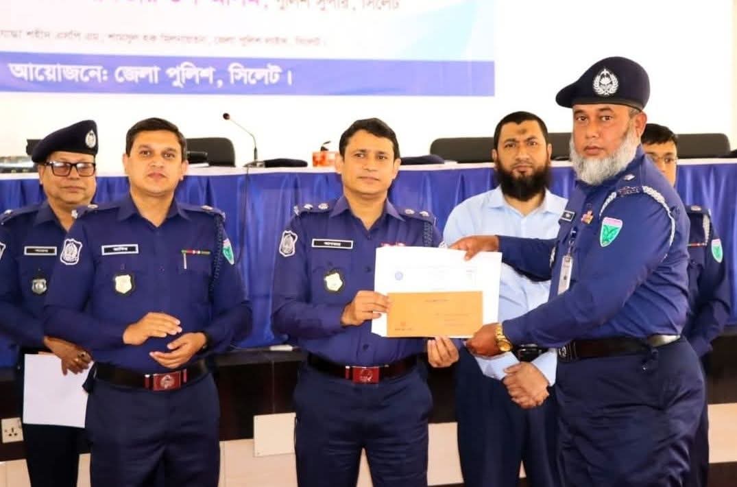 সিলেটের শ্রেষ্ঠ ওসি শফিকুল ইসলাম